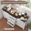 Buffet moderne avec cadre en bois massif modernisé