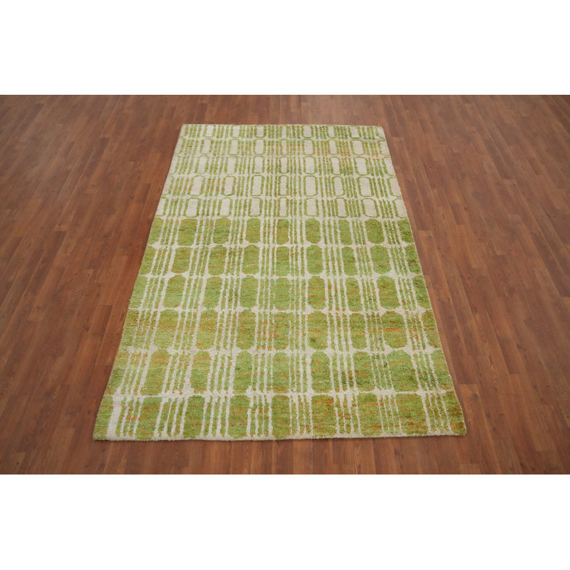 Tapis de salon moderne et abstrait 5 x 8