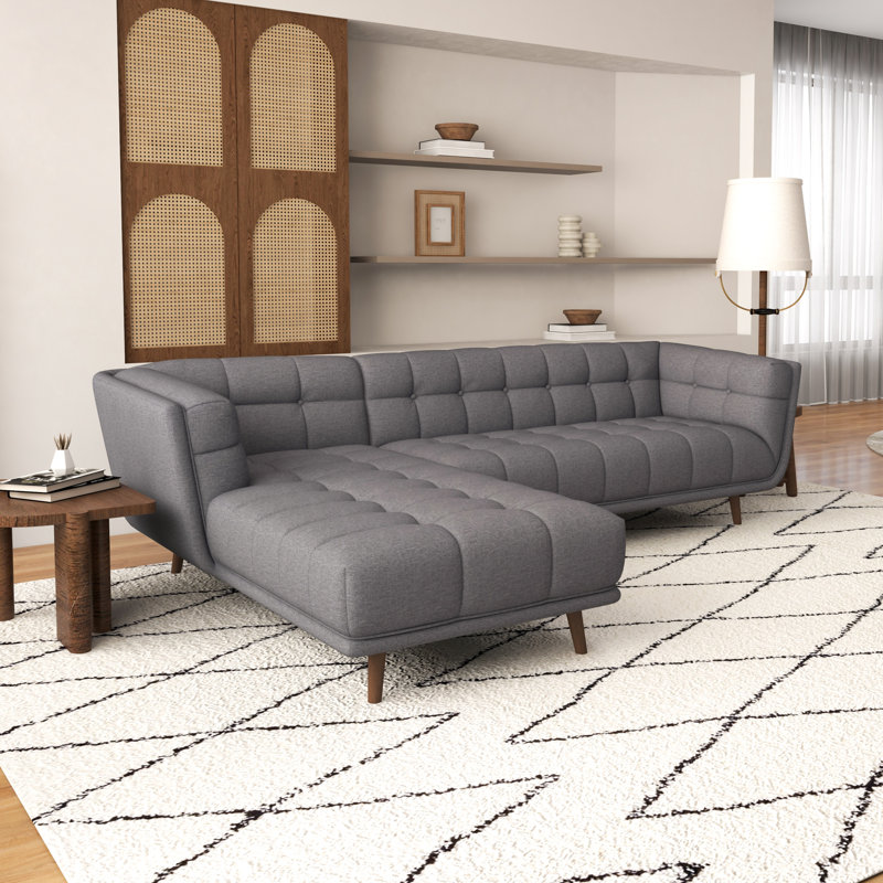 Worton Upholstered L-Shaped Sectional, Left Hand Facing