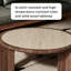 Ensemble de tables basses rondes en noyer-637793461