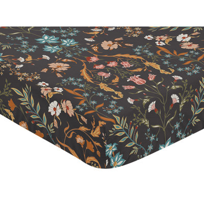 Drap-housse pour lit de bébé Boho Floral Wildflower par Sweet Jojo Designs