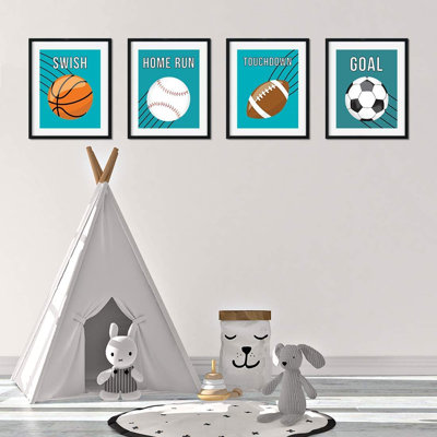 Winton Sports 4 - Piece Paper Print