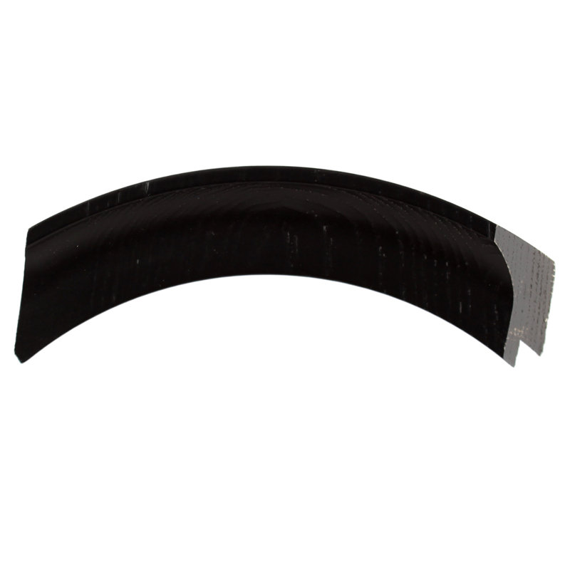 Wimborne Solid Wood Mirror, 19" H x 15" W, Matte Black