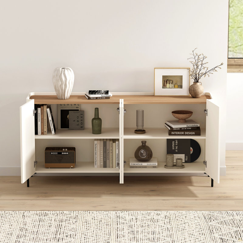 Buffet, Brun / Blanc