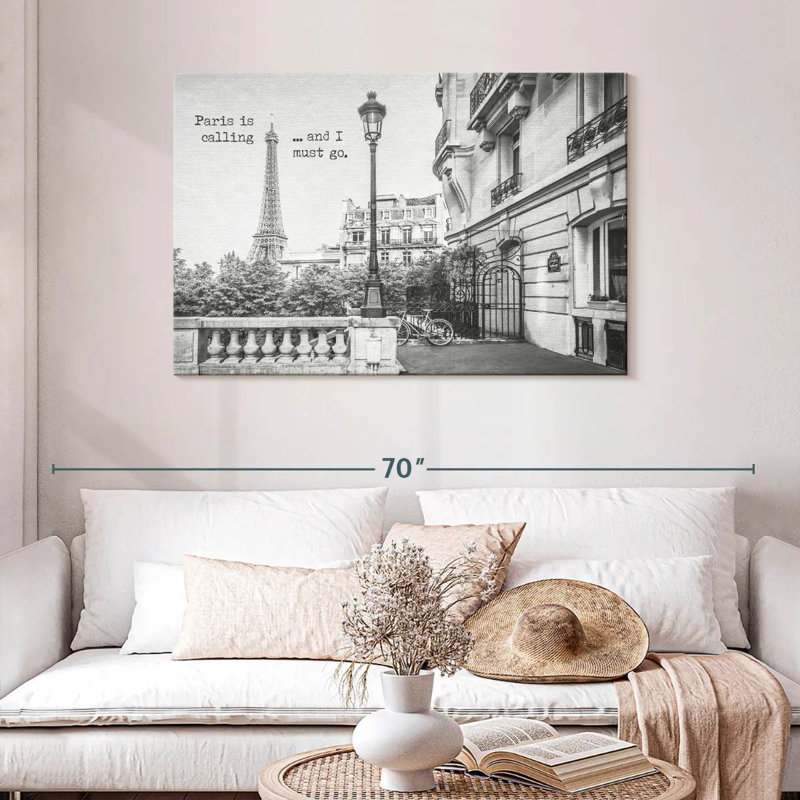 Rorry Paris Is Calling, 30" H x 45" W