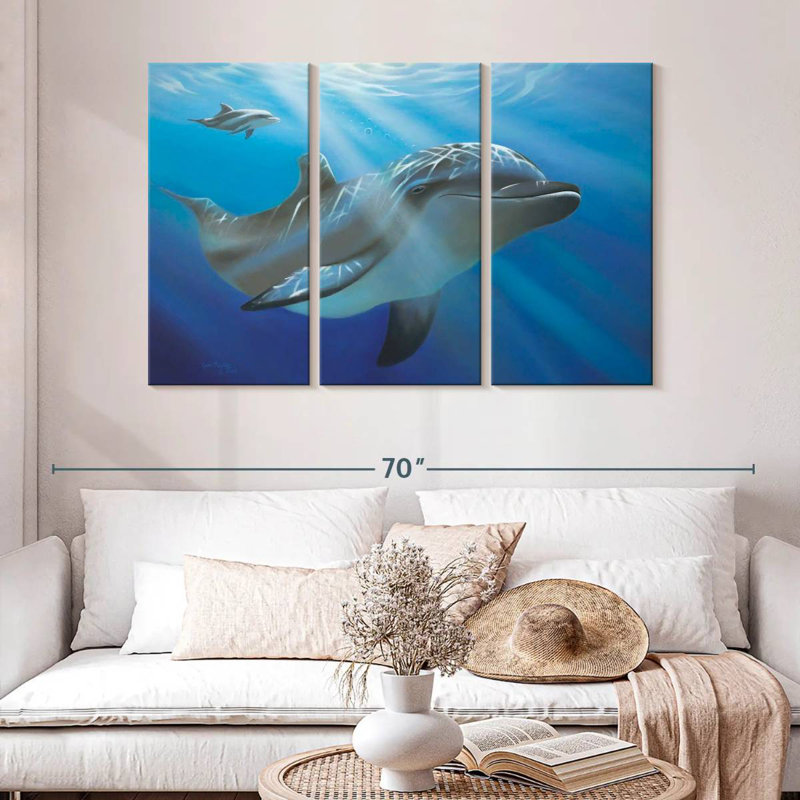 Brampt Evening Dive, 32" H x 50" W