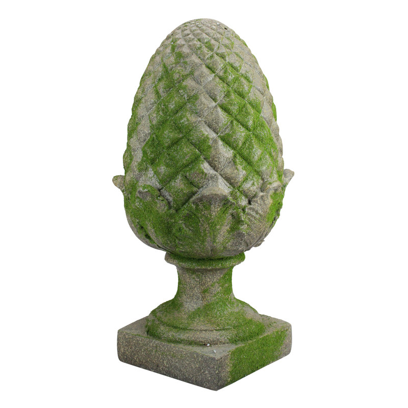 Statue de jardin vert ananas 20,75 po