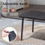 Table de salle à manger rectangulaire pour l'extérieur avec trou pour parasol-1616939198
