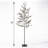 7' Electric Icy Pine Tree with Warm White LED Lights