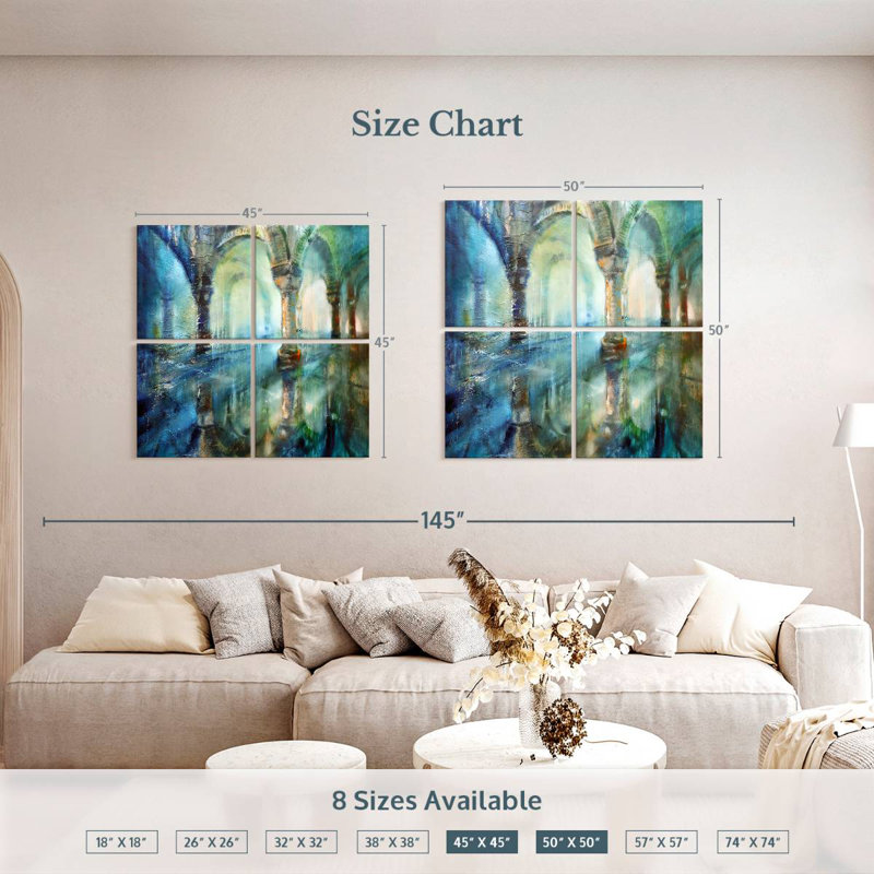 Lilie Grand Hall, 50" H x 50" W