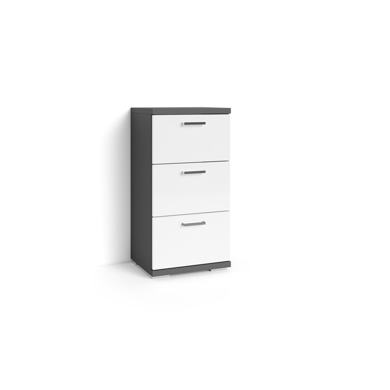 Pegues Bathroom Cabinet, Dark Grey