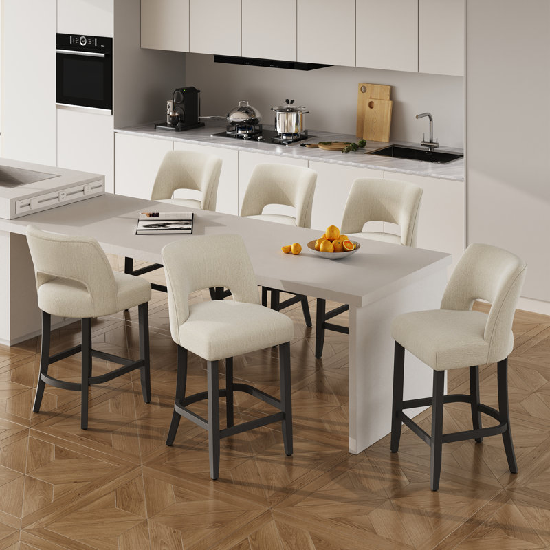 Tabouret de bar Bisto, Beige, 6