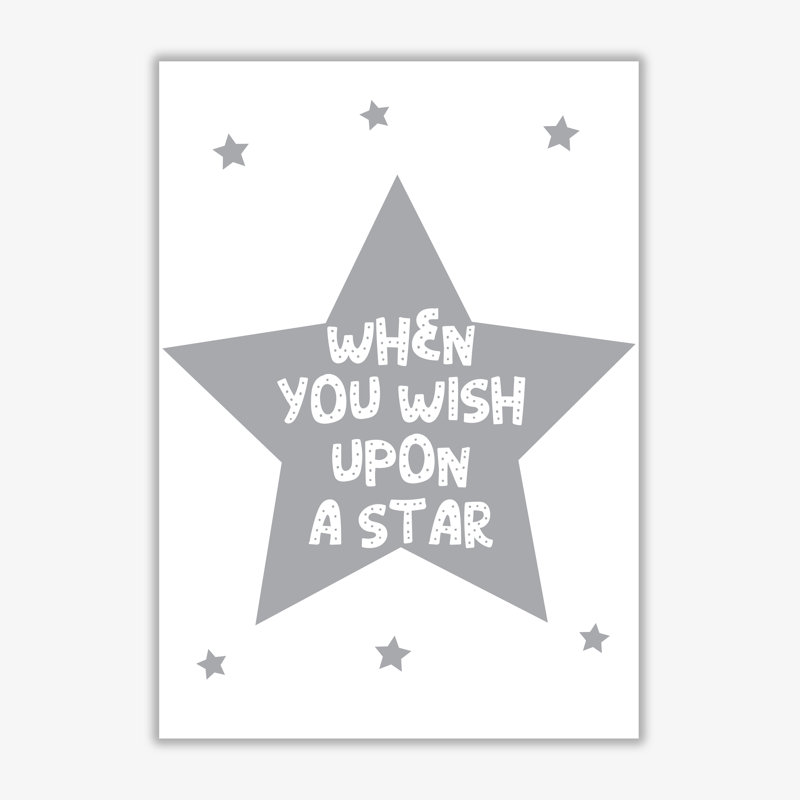 Wish Upon A Star - Print, No Frame, 60 cm H x 42 cm W x 1 cm D