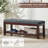 44" Upholstered Shoe Storage Bench – Perfect for Entryway, Mudroom, or End-of-Bed Seating-540770682