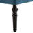 Fabric Tufted Turned Leg  Dining Bench-78072209
