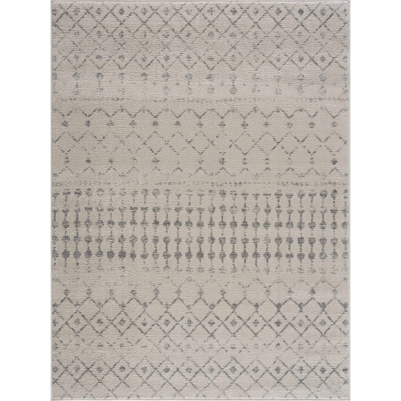 Tapis beige Dounia, Rectangle 9 pi x 12 pi