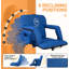 Siège de stade pliant avec coussin inclinable et accoudoir rembourré-972451271-972451272