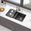 Undermount Double Bowl Quartz Kitchen Sink