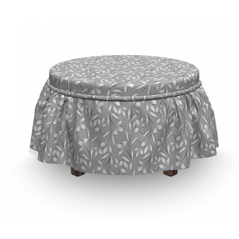 Box Cushion Ottoman Slipcover
