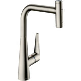 hansgrohe Talis Select S HighArc Kitchen Faucet, 2-Spray Pull-Out, 1.75 GPM