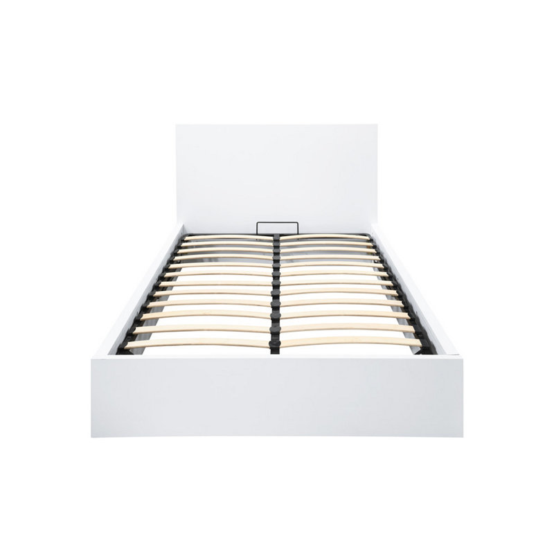 Marqita Double (4'6) Ottoman Bed, White, Kingsize (5')