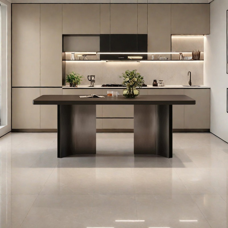 Table de salle à manger Minimalist, H 29,52 po x L 62,99 po x l 31,49 po