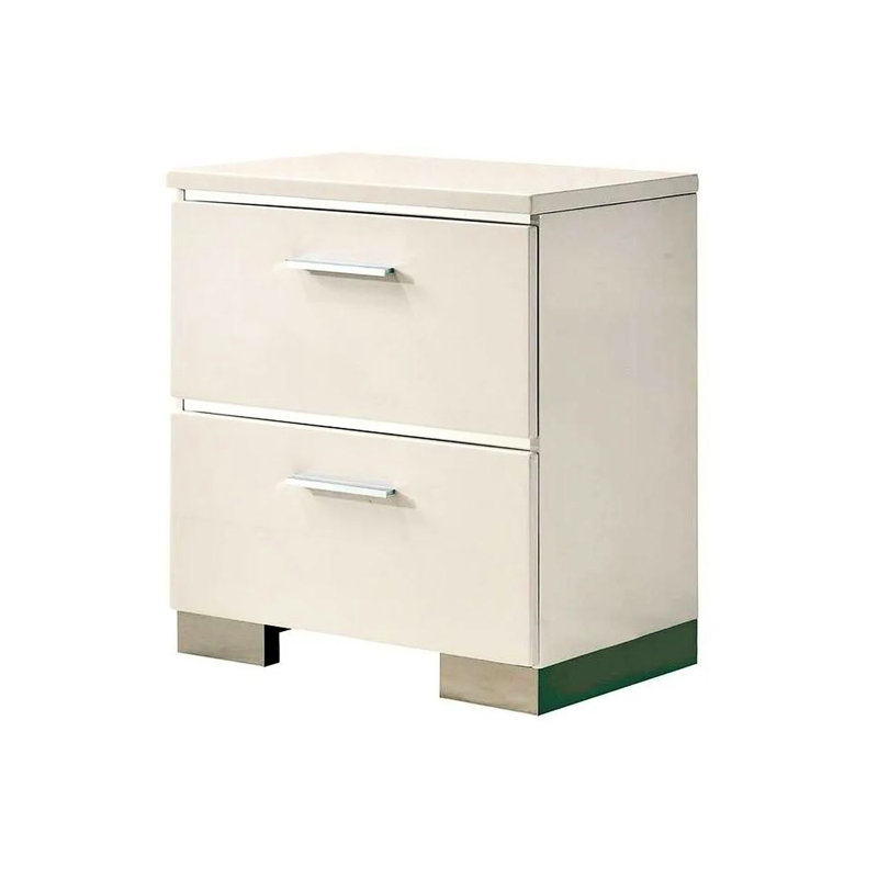 Table de chevet Modern, Blanc