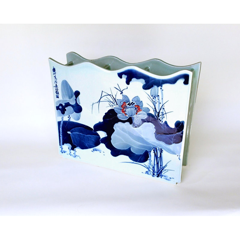 Vase de table rectangulaire plat Marietta