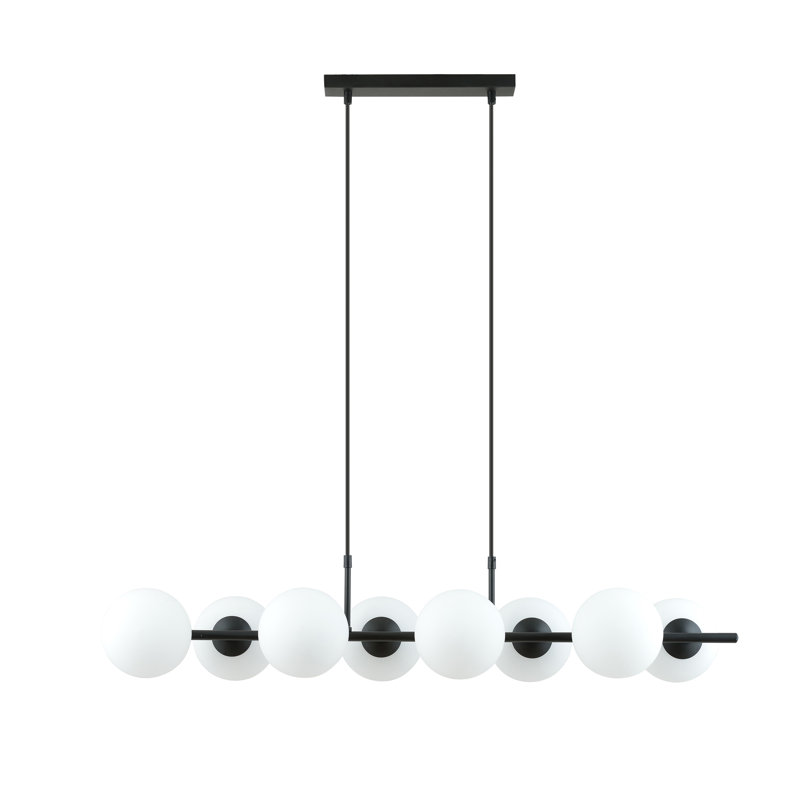 Akper 8 - Light Kitchen Island Pendant, White