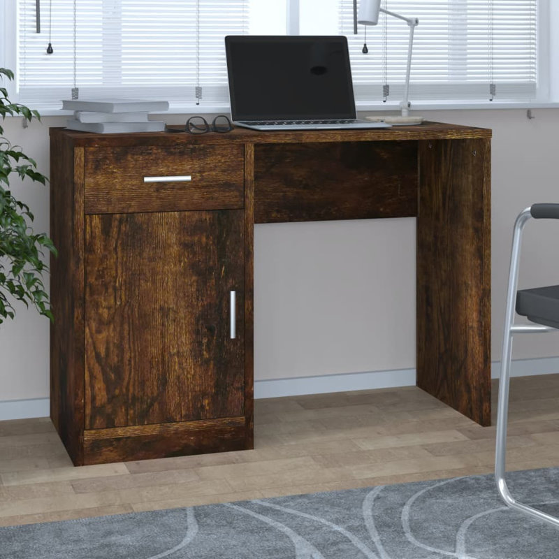 Sneyd Park Computer Desk, Rustic Brown