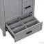 Meuble-lavabo de 24 po avec lavabo en céramique, porte à fermeture douce, tablette et tiroirs-609411624