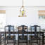 1- Light Butterfly Tiffany-Style Stained Glass Pendant Light For Bedroom & Dining Room Dimmable