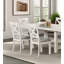 Mobilier de salle à manger rustique en chêne blanc 2 pièces Farmhouse