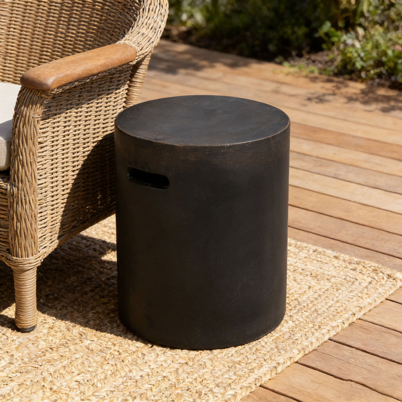Outdoor LightWeight Concrete Side Table