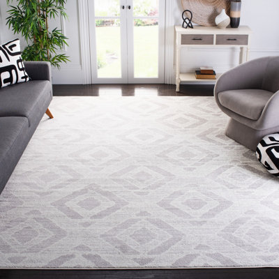 Cohan Geometric Ivory Area Rug