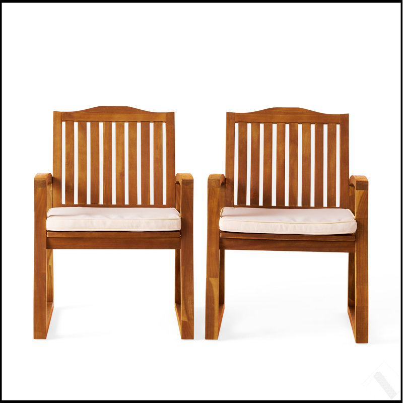 Fauteuil en bois DD de Della avec assemblage facile, rembourrage moelleux et structure en bois durable pour plus de confort et de style