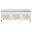 Banc de rangement rétro avec coussin capitonné-685790629-685790631