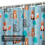 Rideau de douche mignon avec 12 crochets-1112567075