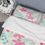 Fleurs roses - Ensemble de housse de couette floral - Polyester en microfibre-1255095780