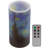 Lavish Home Flameless Candles - 2-Pack Van Gogh Starry Night Battery Operated Candles with Remote and Flickering Light - Candles for Home Décor