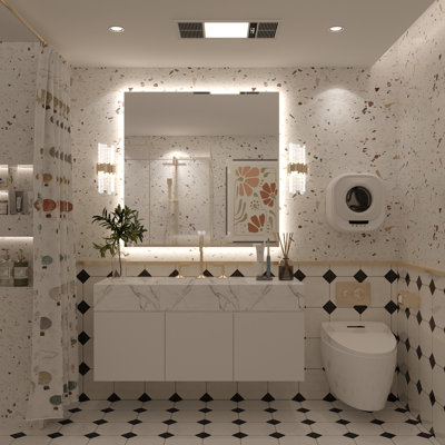 Molly Rectangle/Round/Oval LED Anti-Fog Tempered Glass Wall Bathroom Vanity Mirror - UL Certified