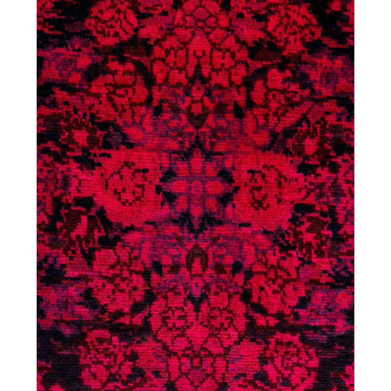 Overdyed One-of-a-Kind 3' 1" X 5' 4" Hand Knotted Area Rug
