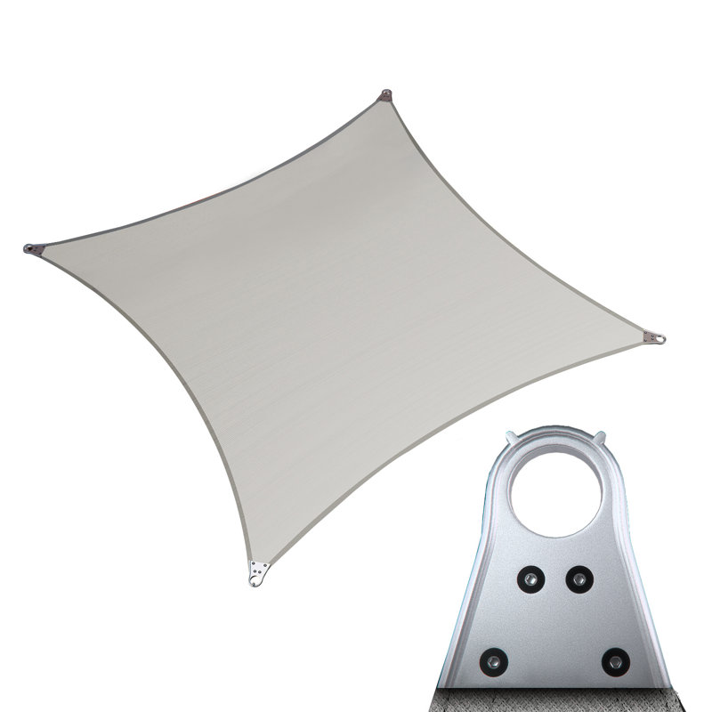 Voile d'ombrage Royal Ring, Gris, 48 ft. x 48 ft.