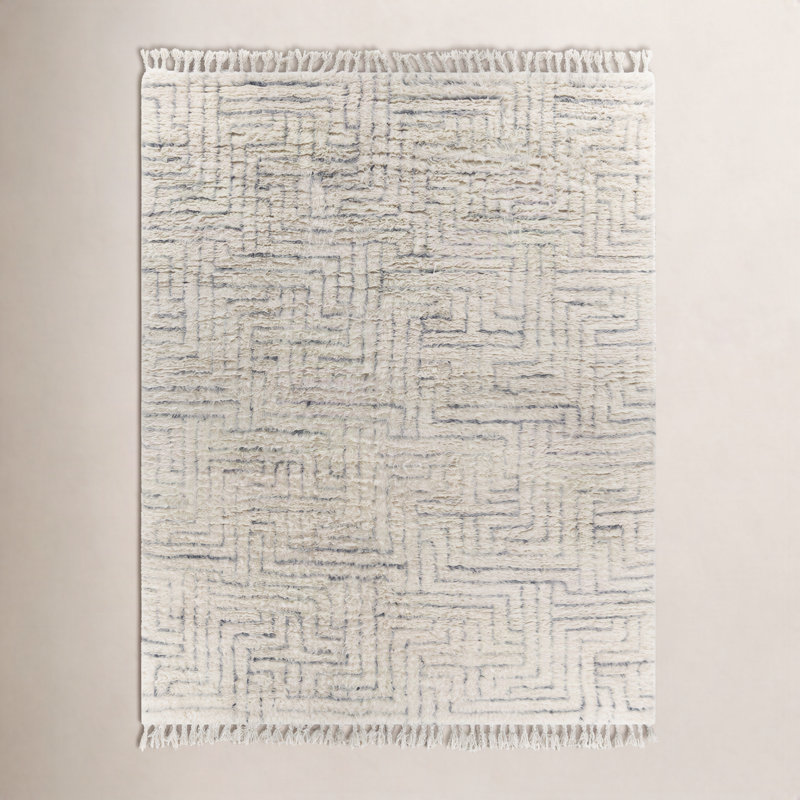 Camille Wool Geometric Area Rug, Rectangle 2' x 3'