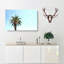Lone Palm Tree - Wrapped Canvas-56633958