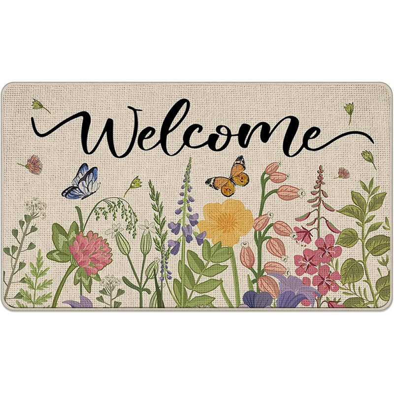 Tapis d'intérieur / extérieur antidérapant Wildflowers