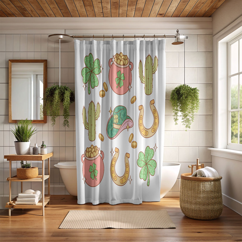 Thord Shower Curtain, 74"H x 71"W