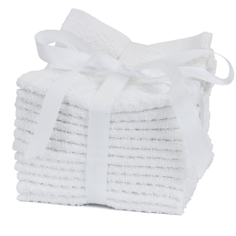 Withernsea Cotton Washcloth, White