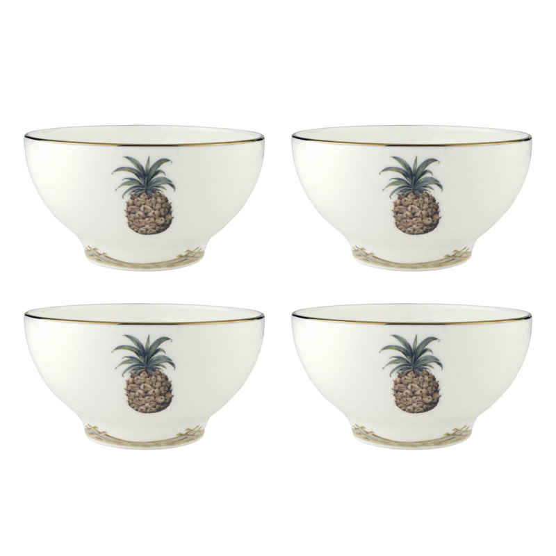 Ensemble de 4 bols à riz Lenox British Colonial