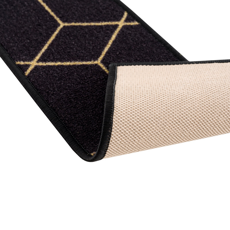 Tapis d'escalier Aldeen, Noir